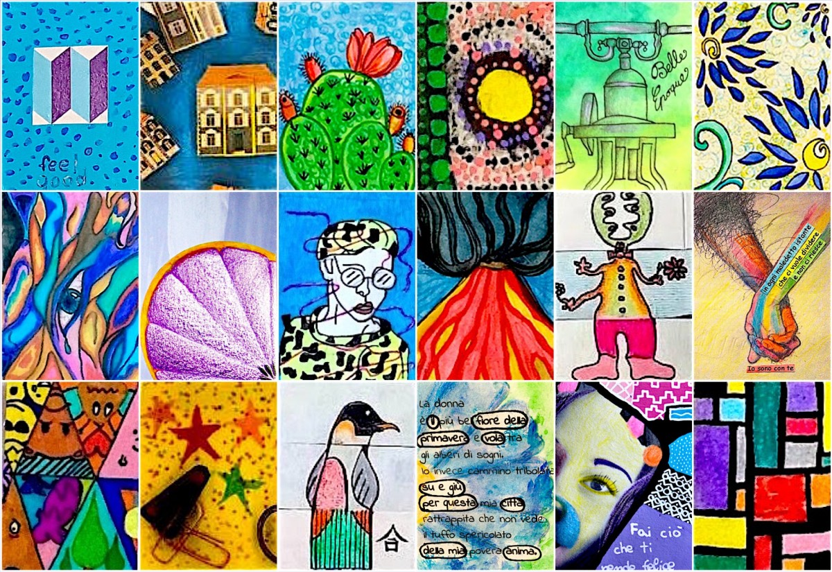 Artist Trading Cards 2018 from Italy – Arte a Scuola